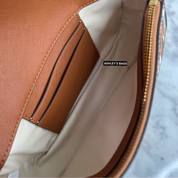 Tory Burch Emerson Printed Top Handle Crossbody In Leopard Print - Picture 11 of 13